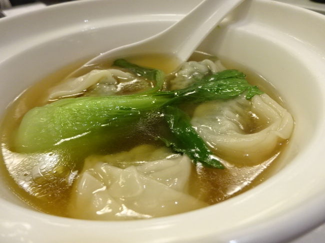 水餃子のスープ。