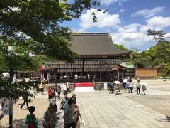 円山公園を通り抜け、八坂神社へ。