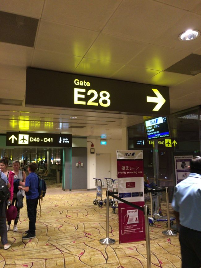 そしてゲートへ。ＡＮＡだとＤＩＡ・Ｆｉｒｓｔ専用ゲートがありますが、全く混んで無かったんで意味無いかも
