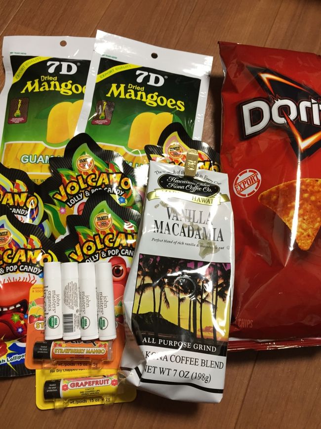 私の定番のアメリカンなお土産たち。