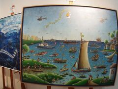 【バーハ要塞／サルバドール／ブラジル】

狭いですが、美術館のように、絵画や写真などのギャラリーにもなっています。