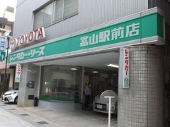 今日もトヨタレンタカーを借ります。

いよいよ、南砺市・城端の曳山祭です。
私たちにとって、２年ぶり２回目の参加。
楽しみです。