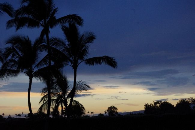 ハワイ島を離れオアフ島へ向かう朝、再びsunriseを撮影しようとワイコロアの入り口へ車を走らせました。。<br />