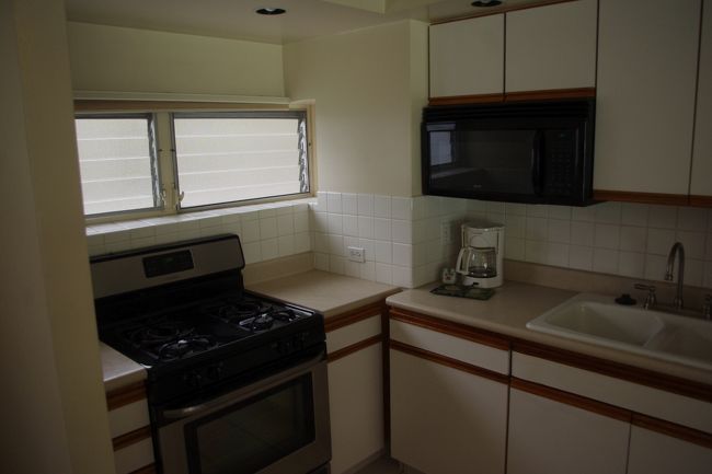 見慣れたキッチン。。<br /><br />ガスの付け方が日本の様式と違うことと、消す時勝手反対で、付けっぱなしにしないよう気を付けます。