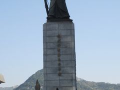 李舜臣将軍銅像。文禄･慶長の役で、日本軍と戦い活躍したとされる将軍。