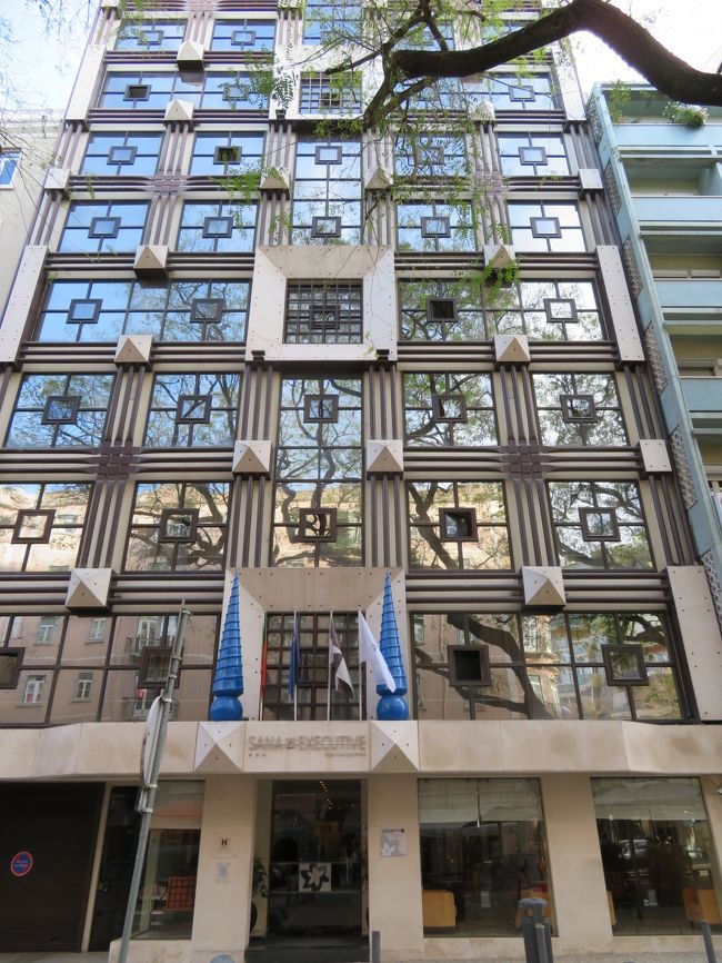 ここがSANA Excutive Hotelです。<br />地下鉄レッドラインのサルダーニャとブルーラインのサン・セバスチャンのちょうど真ん中のあたりにあります。