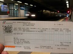 マルペンサ空港から列車でミラノセントラル駅へ

切符は自動販売機でカードで支払いました。

片道１３ユーロ（約１５００円）
