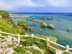 泳ぐには、まだ早いので、サクッと島内観光
宮古島の景勝地「東平安名崎」
ここは何度来ても　飽きることのない海の色
あ～。。癒される
