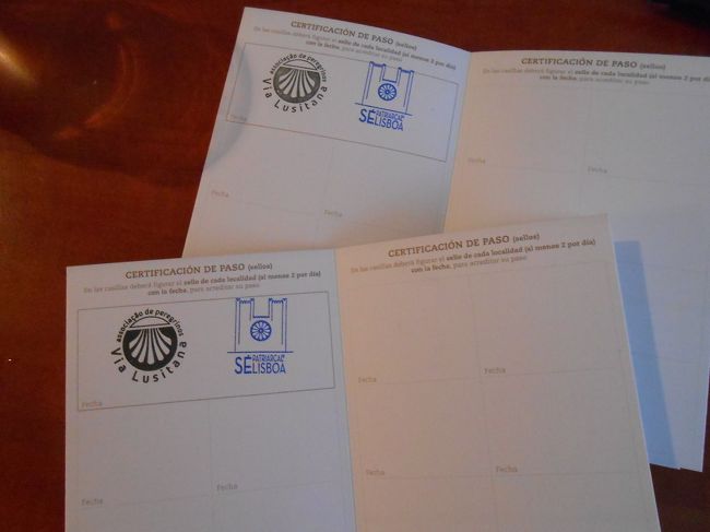 巡礼のスタートの登録をして、私たちの第1歩が始まった