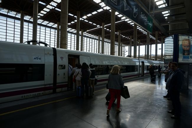 マドリッド・アトーチャ駅を出発