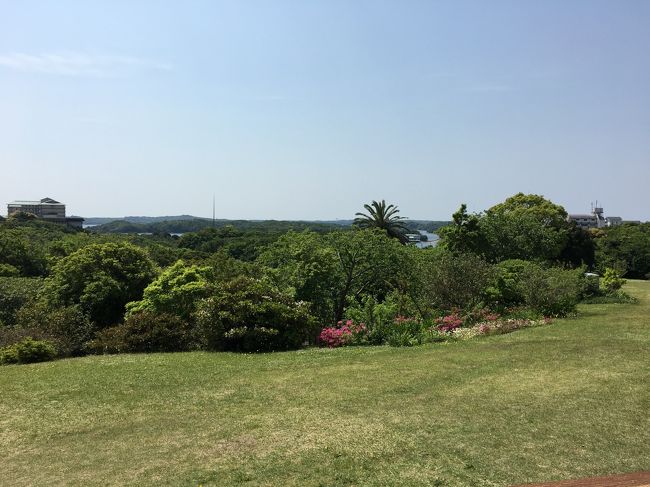 相対する風景。<br />庭が一望です。