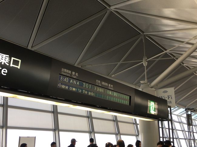 ボーディング。先頭パイロット席なので優先搭乗はせず最終搭乗