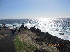 15:20　仙法志御崎公園着 (30分間)

　　　壮大な海の景色。

　　　憧れの波打ち際が直ぐそこに。