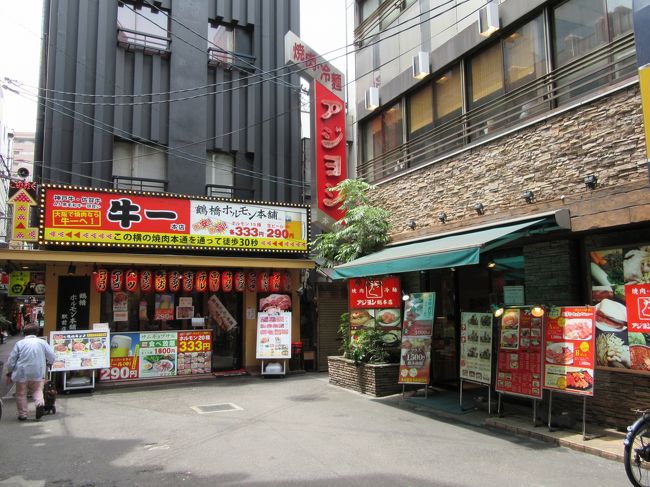 昼飯を外されぱなしで焼肉屋ゾーンの西商店街へ