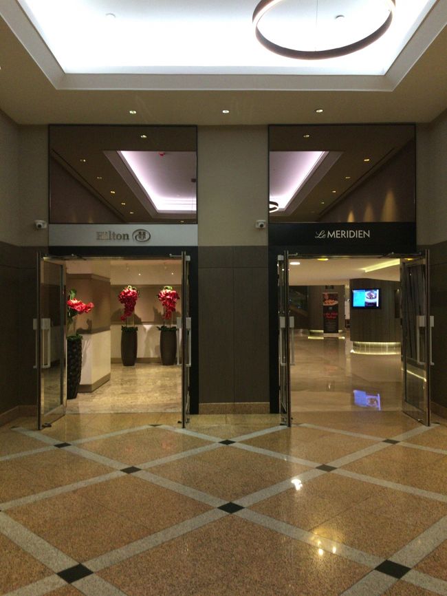 いつものヒルトンへ。