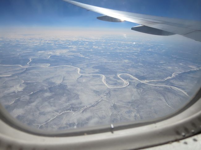 #ロシアの上空を通過中