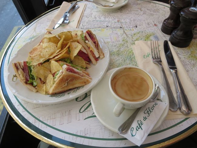 #CAFE DE FLORE<br />#サンドウィッチとカフェで一服