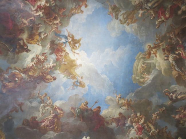 ＃ベルサイユ宮殿<br />＃天井に描かれた絵画