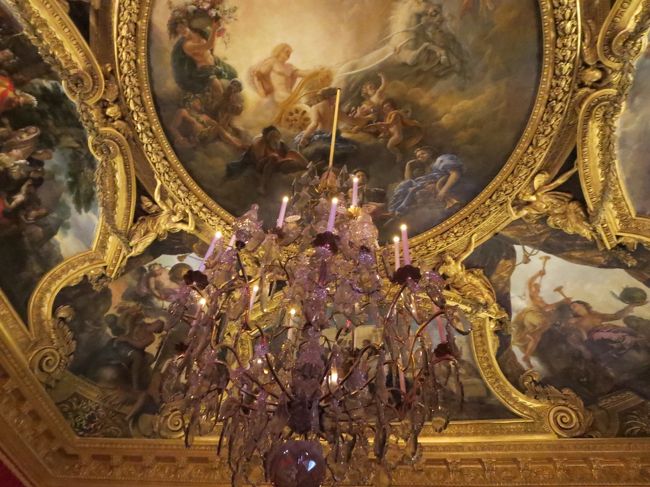 ＃天井画<br />＃シャンデリア