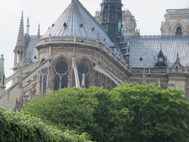 #ノートルダム大聖堂裏側