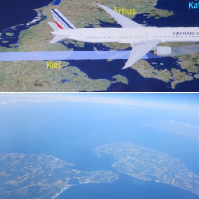 #北欧上空通過<br />＃機内からパチリ