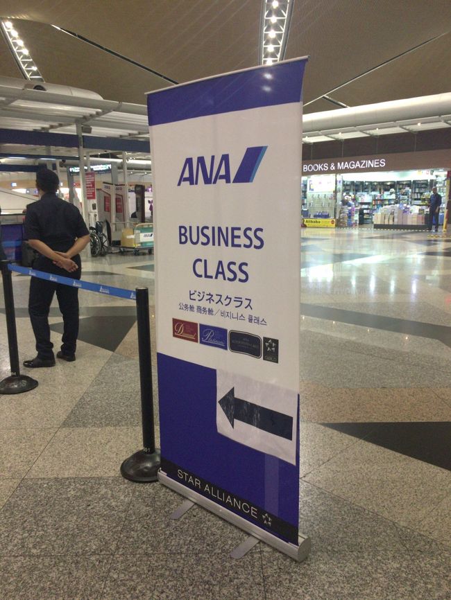 チェックインカウンター。ＤＩＡ専用じゃないので割と結構混んでます。