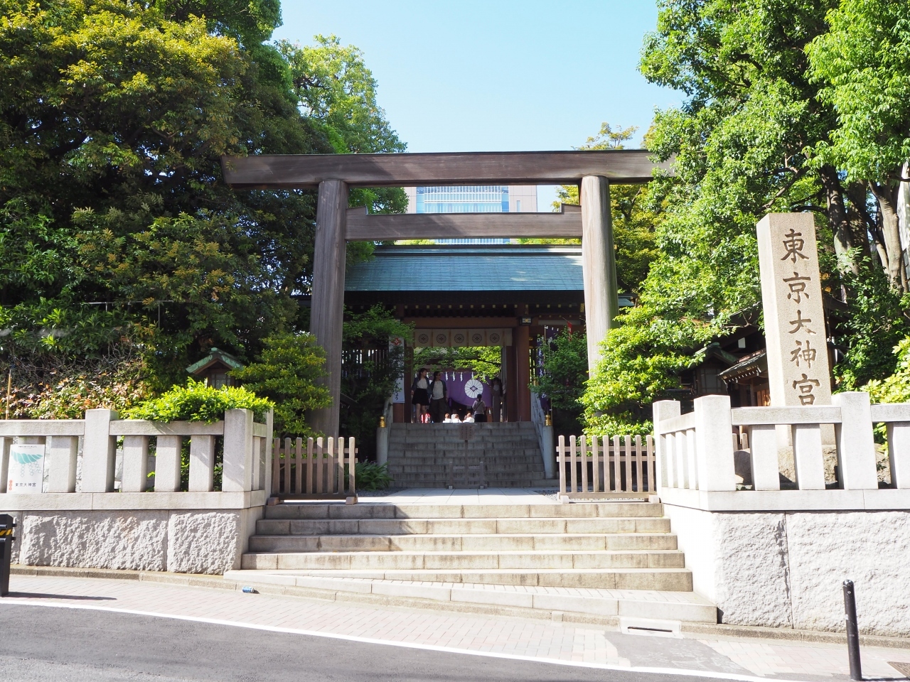 最初の訪問地は東京大神宮です。