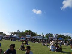 途中お祭りでおつまみにと、ファミマでもファミチキ買いました。

お祭り会場は新栄公園です

ここの公園はオリオンビアフェストでも使われいます。

