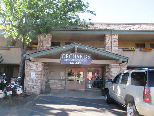 チェックアウト。ありがとうオーチャードインセドナ！