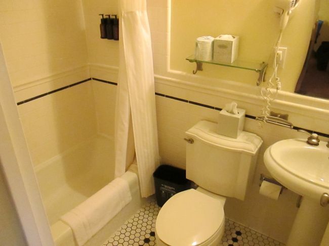 コンパクトな水周り。安い方の部屋ですからね。