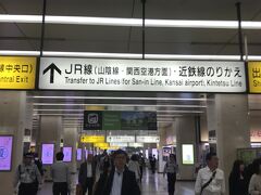 品川駅から新幹線に乗りお昼頃に京都駅に到着

宿泊先の嵯峨嵐山駅へJR山陰線に乗り換えて移動
嵯峨嵐山駅まで京都駅から６駅です。
改札までちょっと遠かった・・・