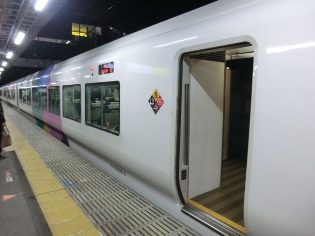 私を待っているかのように、特急かいじ122号.新宿行が停まっていました。<br />私には乗る資格がないのよ。<br />スンマセン。