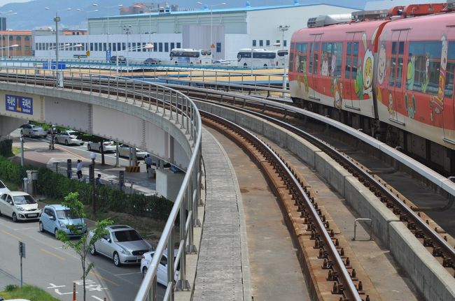 　沙上行きを見送ります。