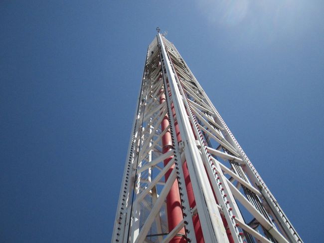 ビッグショット！最低3人いないと動かさないみたいです。<br />それがラッキー池田で、待っている間に展望台より高い場所で写真を撮ることができました。