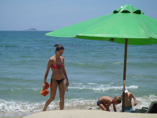 古都・ホイアンでの最後のビーチライフを夕方まで楽しんだ！。