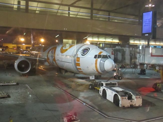 搭乗開始。スターウォーズでした！