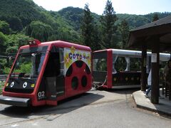 10時40分に雙津峡温泉に到着
トレインは10分停車の後、折り返します。
私は、片道乗車なので、ここで降ります。