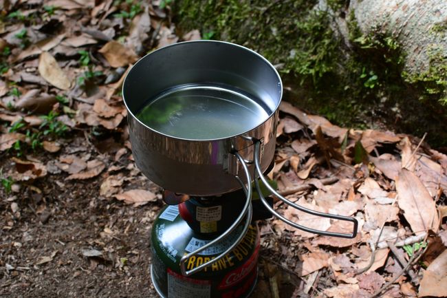 お湯を沸かして