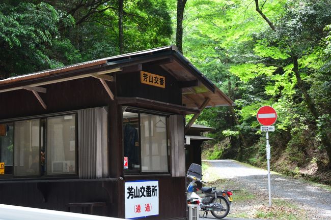 ドライブインと交差する芳山交番所