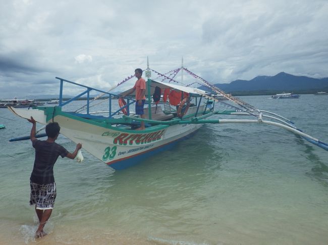 無口な船頭さんです　途中何度か　帰るか？と聞いてきました