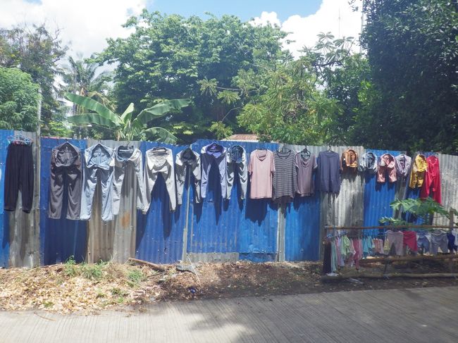 洗濯物アート　きれい