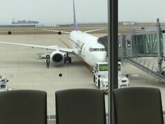 今回も神戸空港から出発です。初スカイマーク！！
片道5500円 でチケットがゲット出来ました。?(^?^)?
乗り心地も良かったです。

