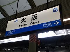 
昼食も会議も終えて新大阪から大阪駅に向かいます。途中下車はせずに大阪環状線に乗り換えです。