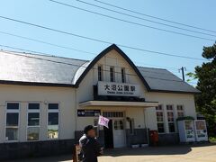 　大沼公園駅
閑散としています。