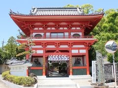 第三番札所、金泉寺の仁王門。
弘法大師が井戸を掘ったところ、黄金色の霊水が湧き出てきたのが寺名の由来だそうです。