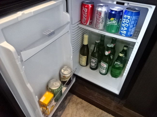 どうやら、エグゼクティブフロアに宿泊すると、ソフトドリンクは無料らしいのです。