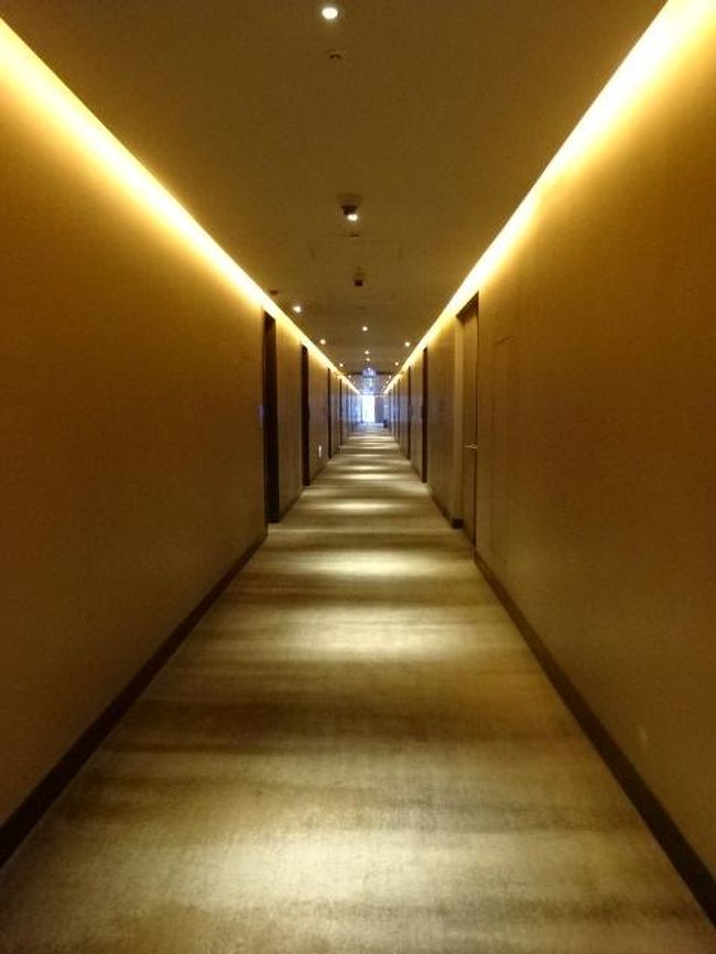 この長い廊下の一番奥に、お世話になるお部屋があります。