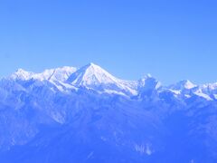 ヒマラヤ山脈が見えました