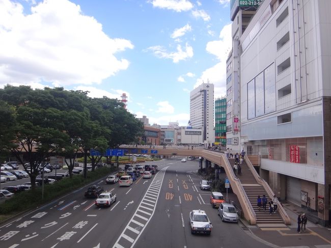 宮城県仙台市駅前通りの写真。
