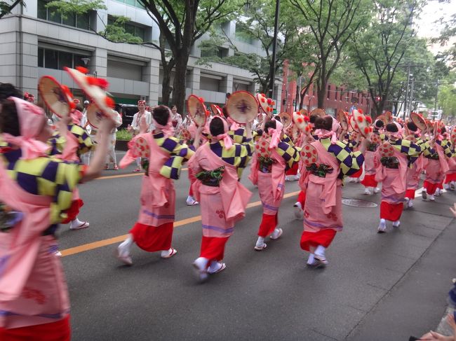 宮城県仙台市「東北絆まつり仙台」2017のパレードの様子。<br /><br />「山形花笠まつり」の写真。<br /><br />